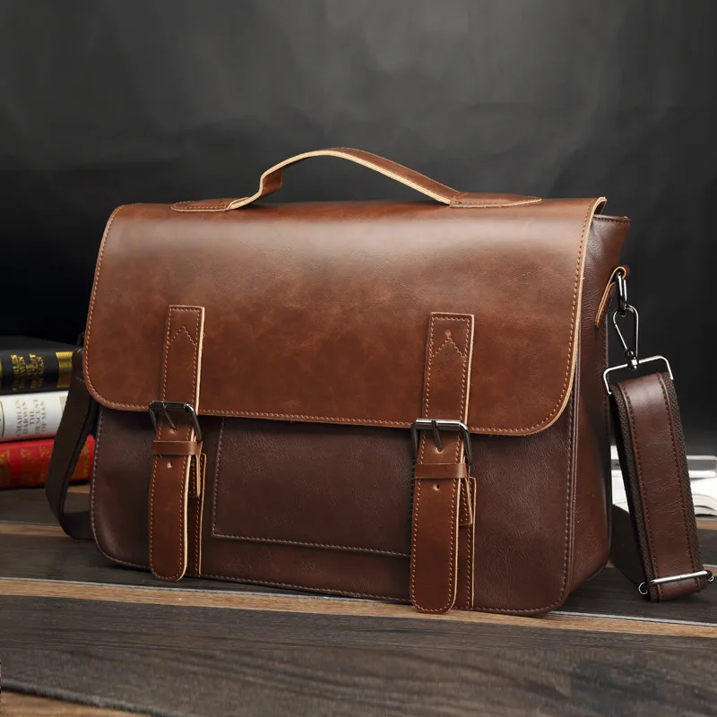 Luxury Bags That Fit Laptop - Retro Fashion Messenger Bag Men Luxury