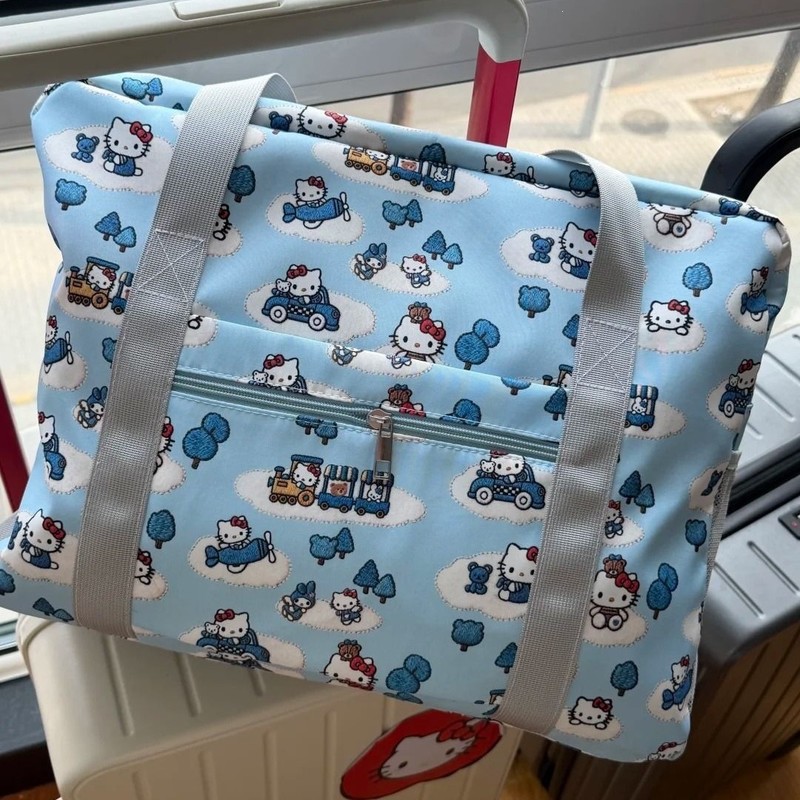 Weekender Bag Duffle - Hello Kitty Cartoon Travel Duffel Bag