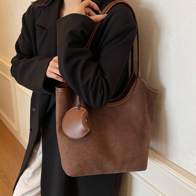 Structured Handbag Top Handle - Classic Vintage Briefcase Style Bag Structured