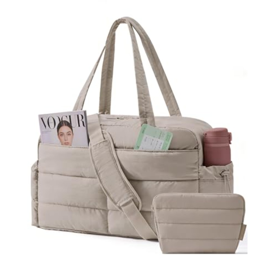 Gym Bag for Women, Lightweight - Weekender Bag Duffle recension och pris