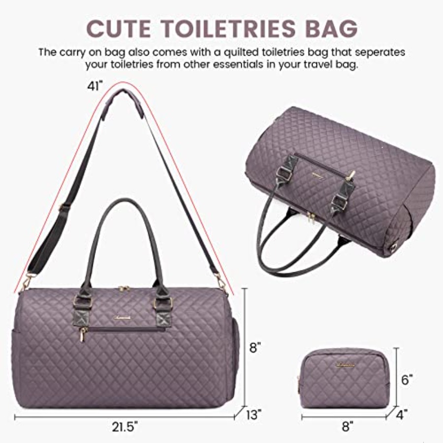 Travel Duffle Bag, Weekender B - Weekender Bag Duffle recension och pris