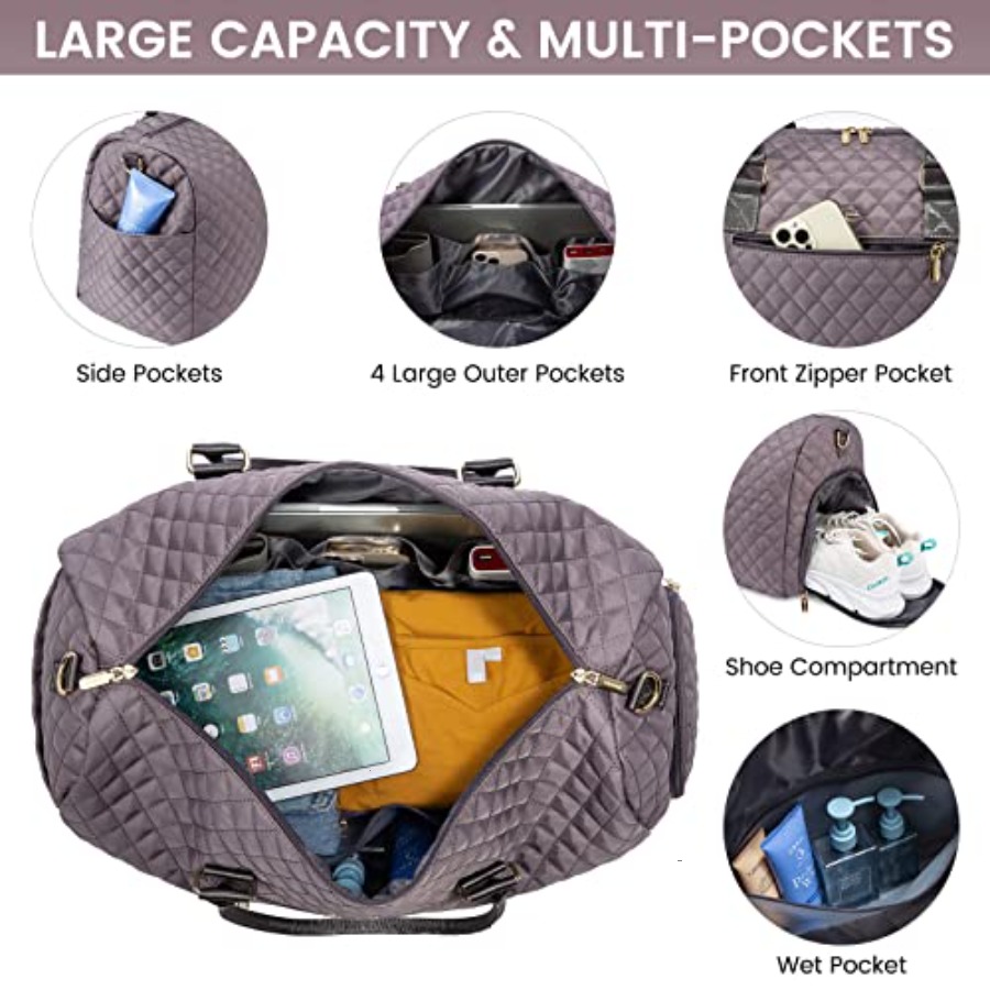 Travel Duffle Bag, Weekender B - Weekender Bag Duffle recension och pris