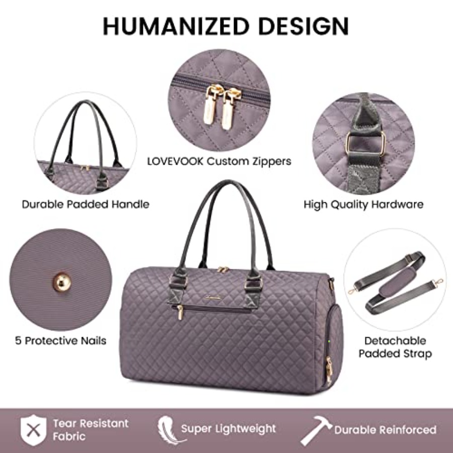 Travel Duffle Bag, Weekender B - Weekender Bag Duffle recension och pris