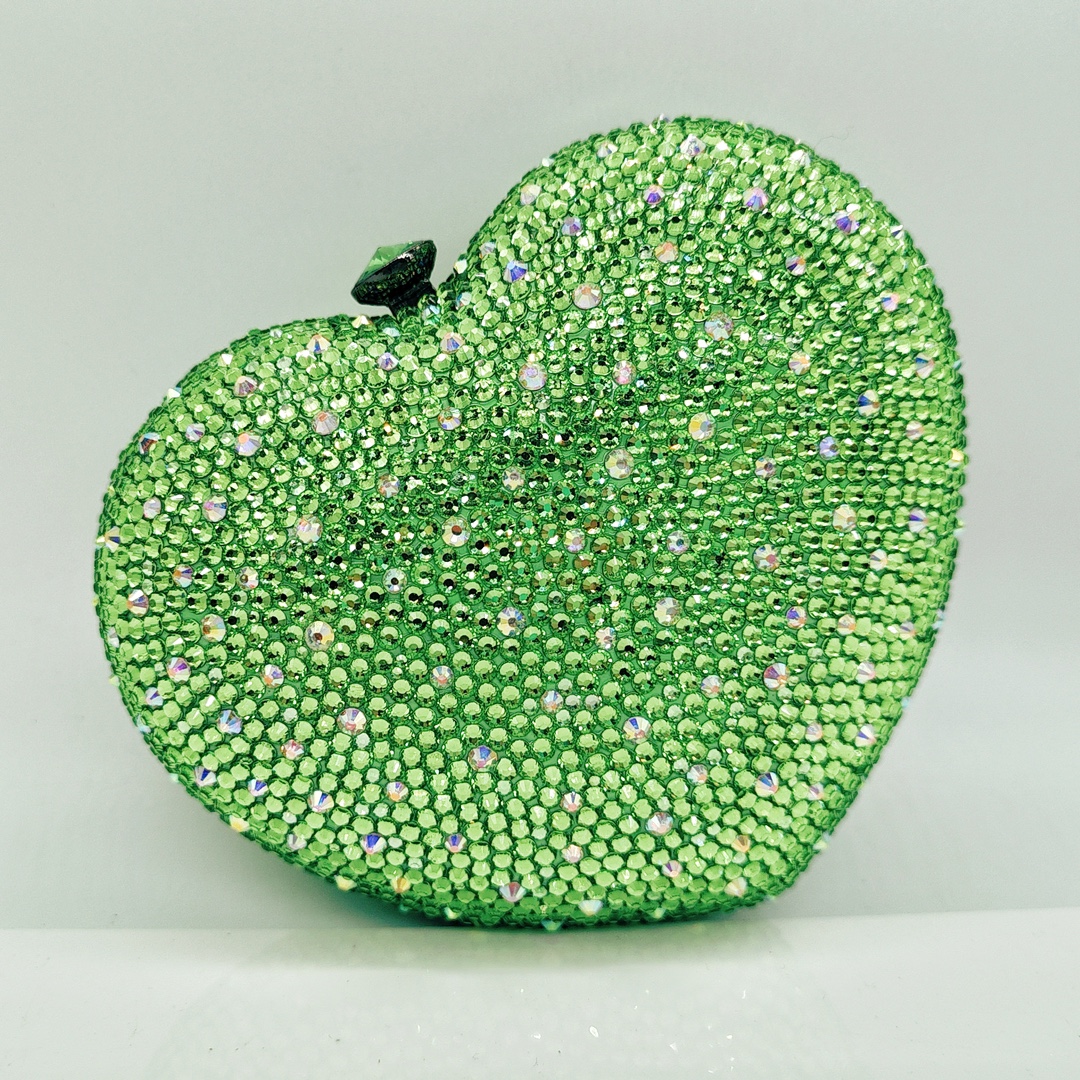 High-End Heart Shape Women Cry - Luxury Bags Green recension och pris