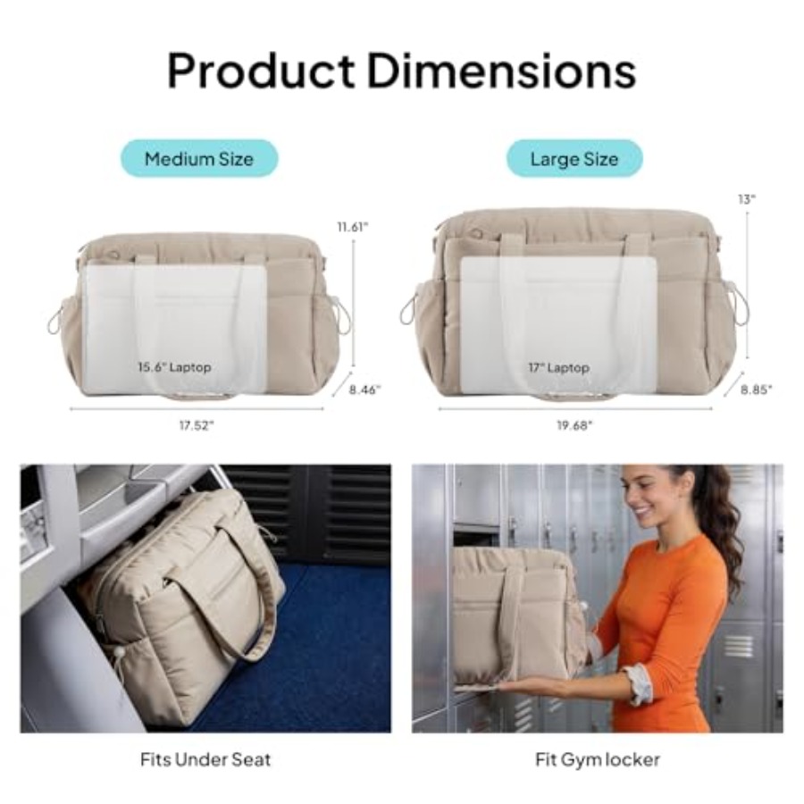Weekender Bag for Women, Light - Weekender Bag Duffle recension och pris