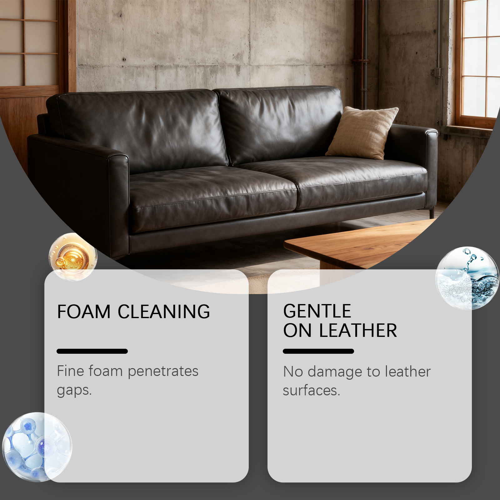 Leather Foam Cleaner Furniture - Luxury Bags Restoration recension och pris