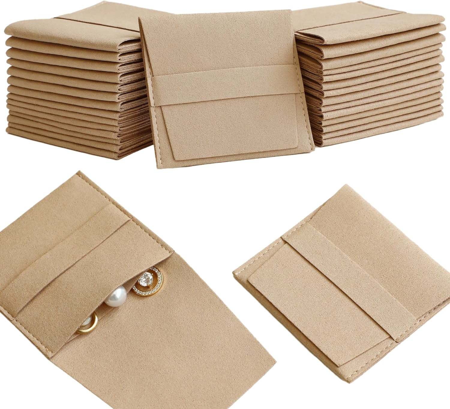 12Pcs 8x8cm Blue Green Envelop - Luxury Bags Green recension och pris