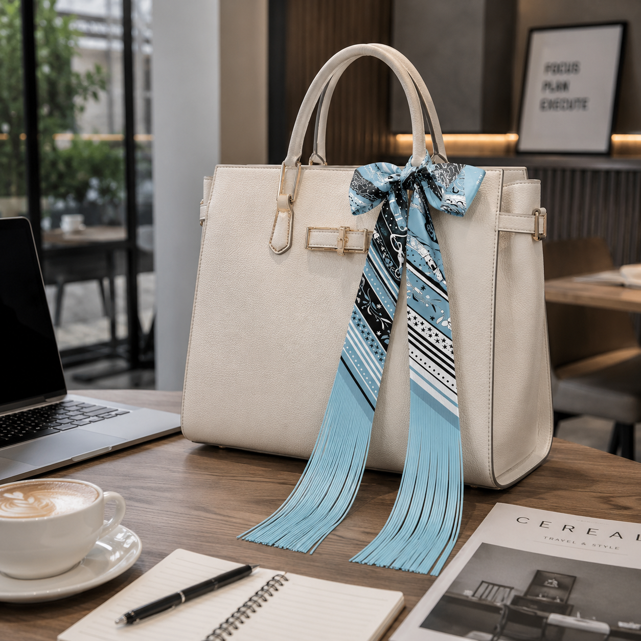 Faux Leather Fringe Tassel Sca - Luxury Bags And Accessories recension och pris
