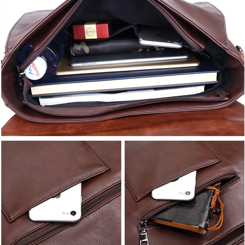 Retro Fashion Messenger Bag Me - Luxury Bags That Fit Laptop recension och pris