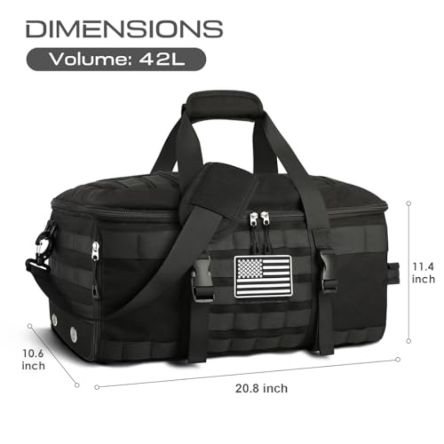 Gym Bags for Men Tactical Duff - Weekender Bag Duffle recension och pris