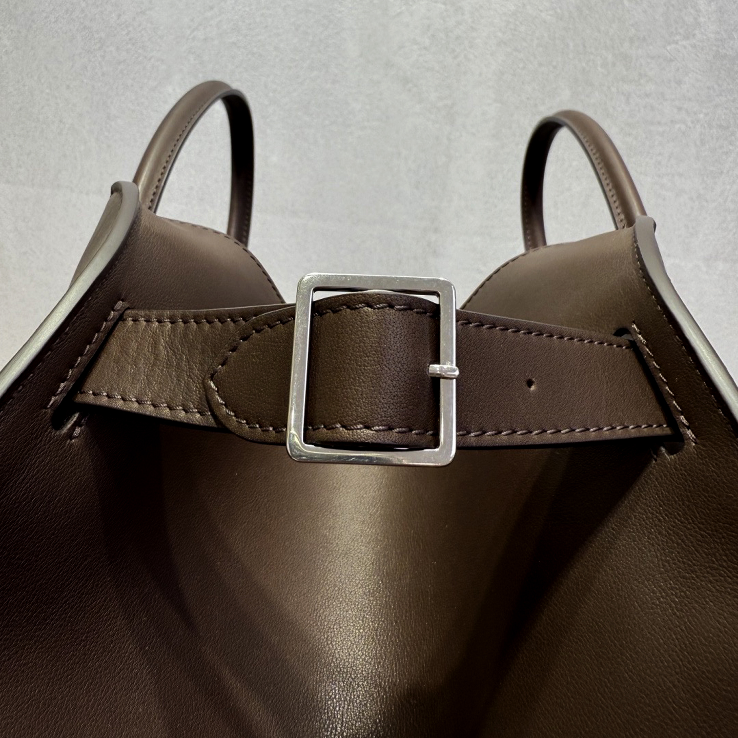 Structured Top Grain Leather H - Structured Handbag Top Handle recension och pris