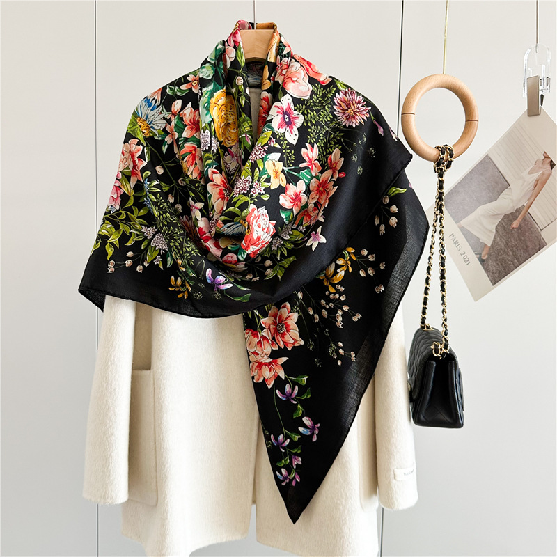 Winter Wool Silk Scarf Luxury  - Luxury Bags And Accessories recension och pris