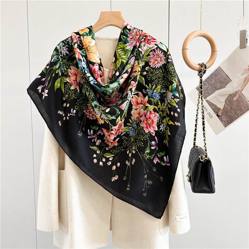 Winter Wool Silk Scarf Luxury  - Luxury Bags And Accessories recension och pris