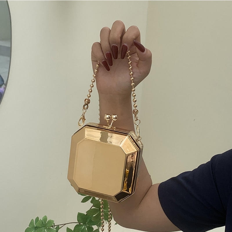 Mini Luxury Gold Party Evening - Luxury Bags Vintage recension och pris