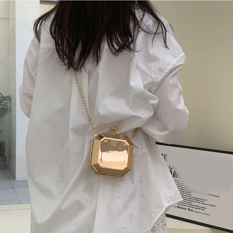 Mini Luxury Gold Party Evening - Luxury Bags Vintage recension och pris