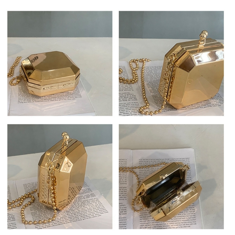 Mini Luxury Gold Party Evening - Luxury Bags Vintage recension och pris