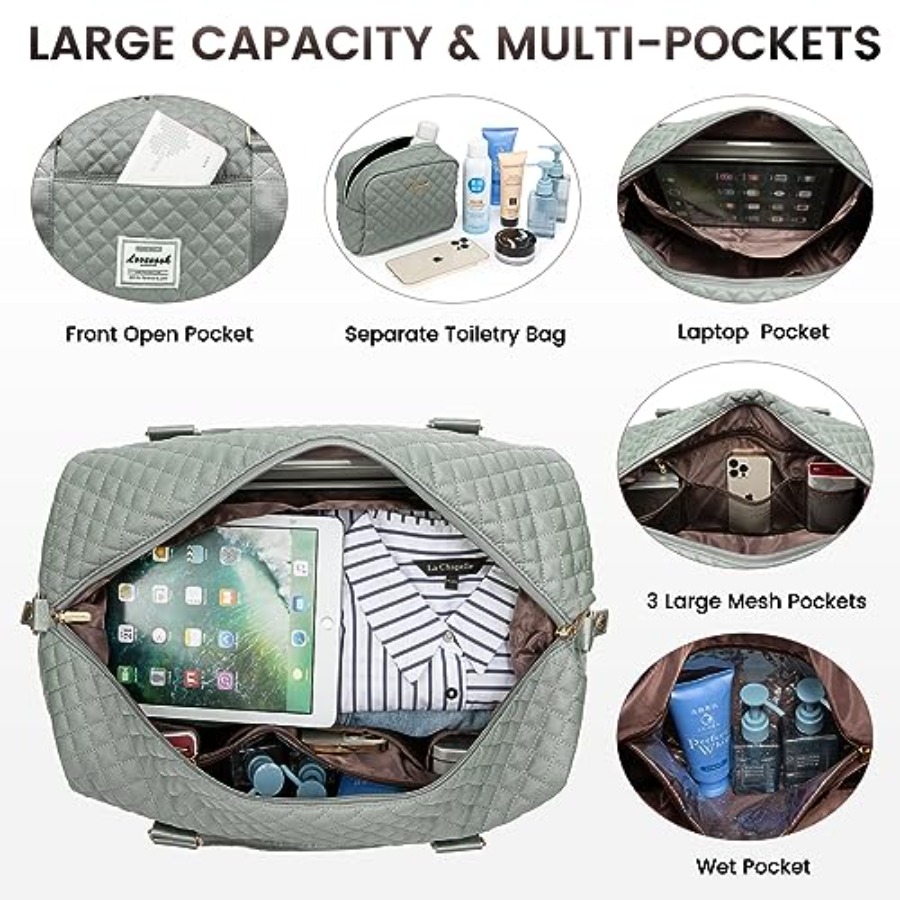 LOVEVOOK Travel Duffle Bag, We - Weekender Bag Duffle recension och pris