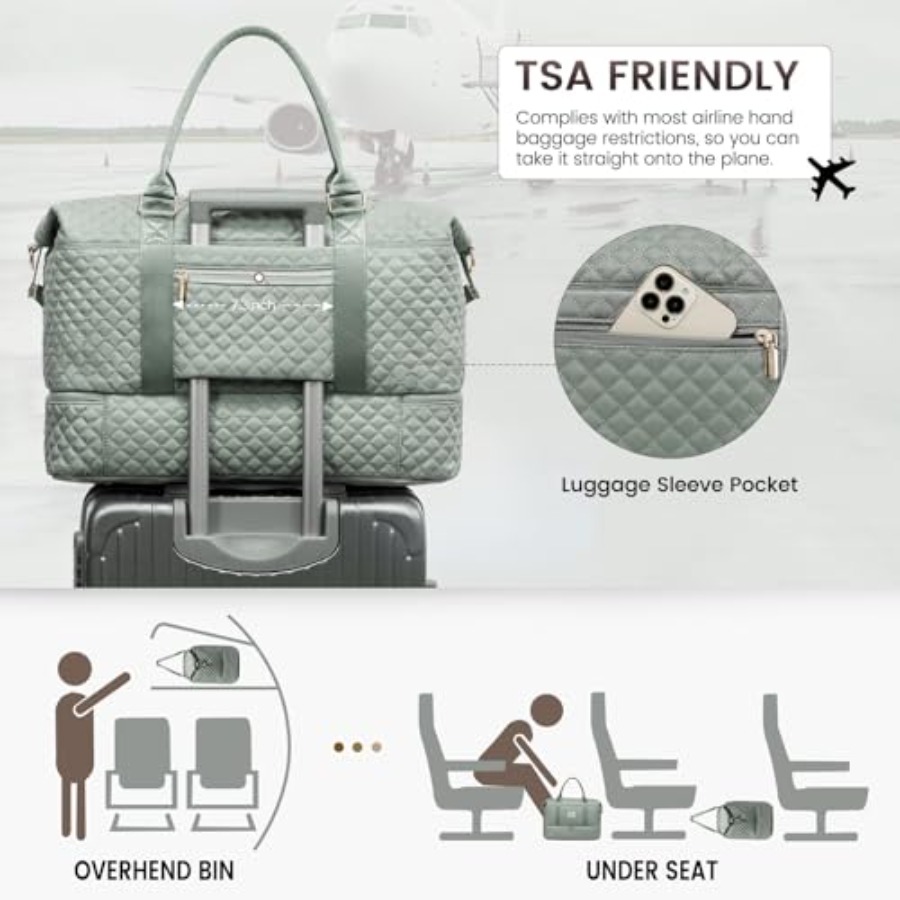 LOVEVOOK Travel Duffle Bag, We - Weekender Bag Duffle recension och pris