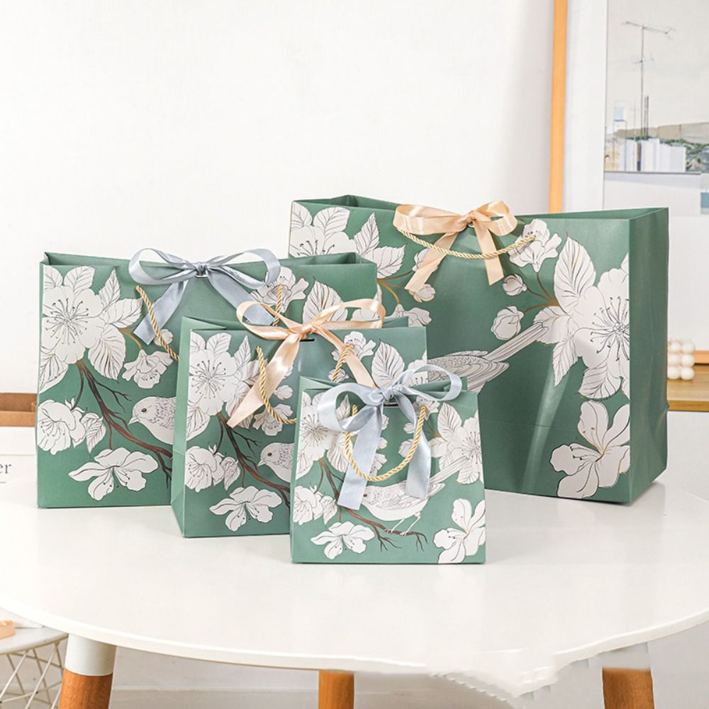 Green Handhold Paper Bag Creat - Luxury Bags Green recension och pris