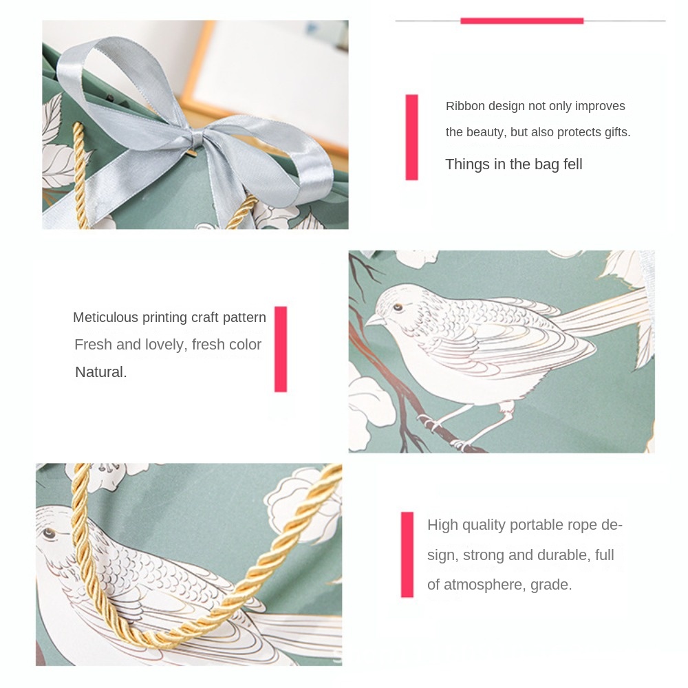 Green Handhold Paper Bag Creat - Luxury Bags Green recension och pris