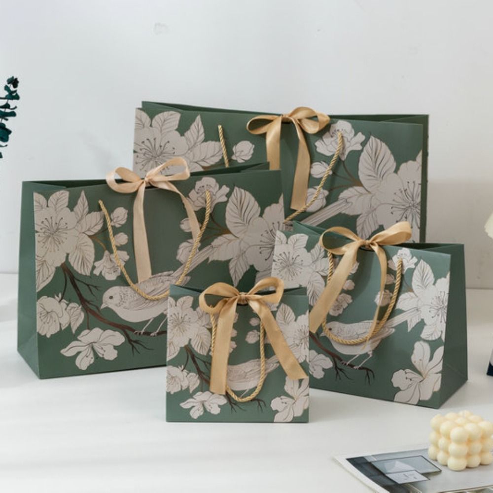 Green Handhold Paper Bag Creat - Luxury Bags Green recension och pris