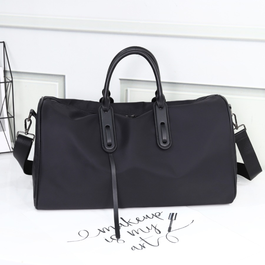 【New Arrival】Black Nylon Duffl - Weekender Bag Duffle recension och pris