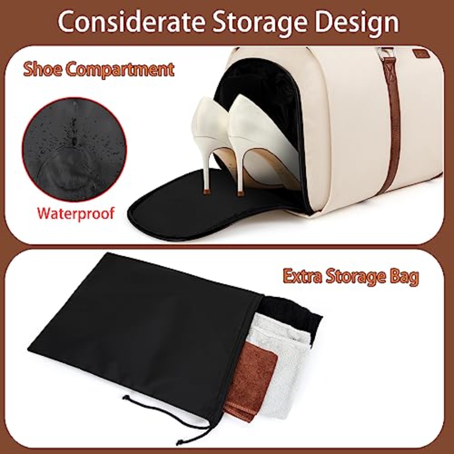 Convertible 2-in-1 Garment Bag - Weekender Bag Duffle recension och pris