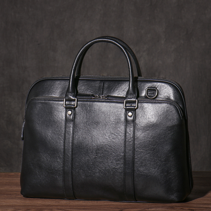 GURO Men's Luxury Genuine Leat - Luxury Bags That Fit Laptop recension och pris
