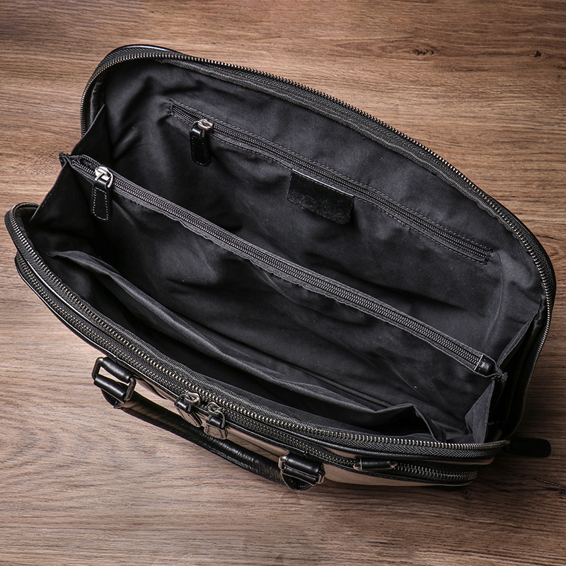 GURO Men's Luxury Genuine Leat - Luxury Bags That Fit Laptop recension och pris