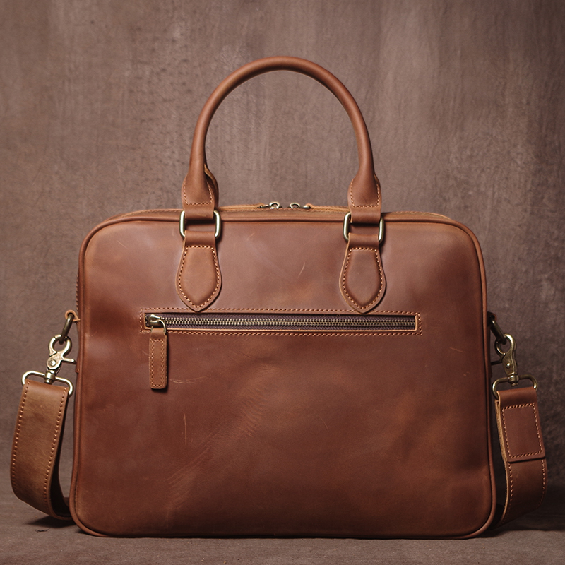 GURO Men Crazy Horse Cowhide B - Luxury Bags That Fit Laptop recension och pris