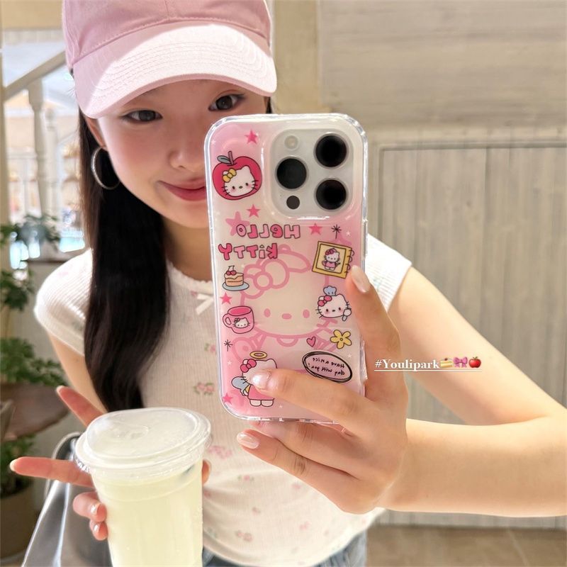Cartoon Hello Kitty Phone Case - Luxury Bags From Japan recension och pris