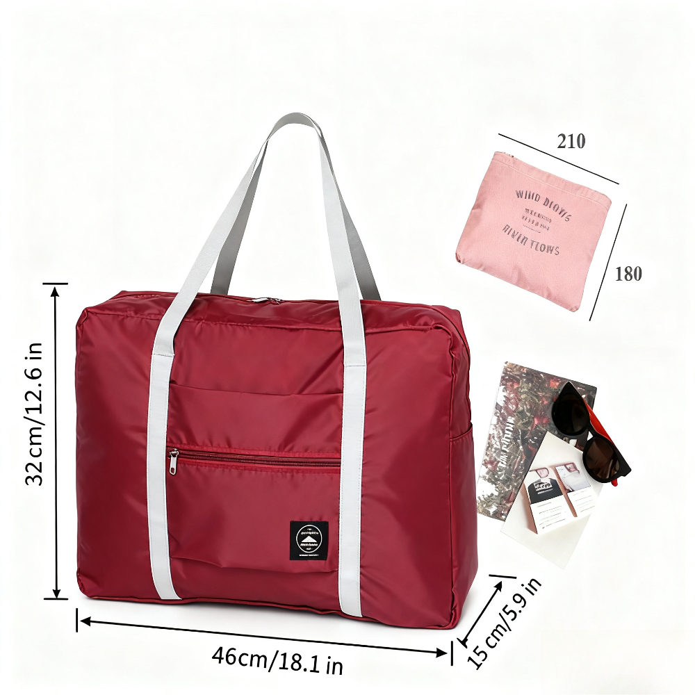 Foldable Travel Duffel Bag for - Weekender Bag Duffle recension och pris