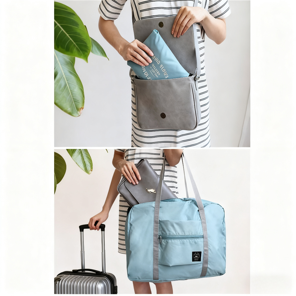 Foldable Travel Duffel Bag for - Weekender Bag Duffle recension och pris